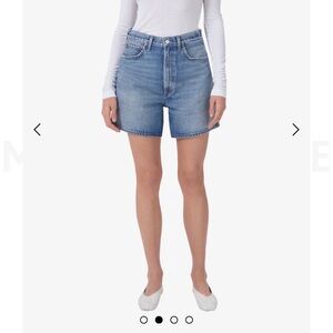 Agolde Stella High-Rise Denim Shorts in Mode